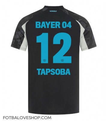 Bayer Leverkusen Edmond Tapsoba #12 Alternativní Dres 2024-25 Krátký Rukáv