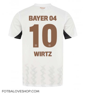 Bayer Leverkusen Florian Wirtz #10 Venkovní Dres 2024-25 Krátký Rukáv