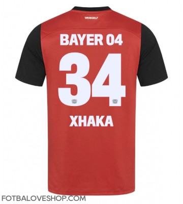 Bayer Leverkusen Granit Xhaka #34 Domácí Dres 2024-25 Krátký Rukáv