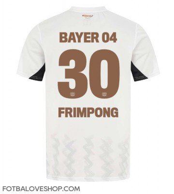 Bayer Leverkusen Jeremie Frimpong #30 Venkovní Dres 2024-25 Krátký Rukáv