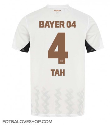 Bayer Leverkusen Jonathan Tah #4 Venkovní Dres 2024-25 Krátký Rukáv