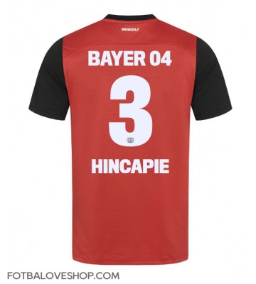 Bayer Leverkusen Piero Hincapie #3 Domácí Dres 2024-25 Krátký Rukáv