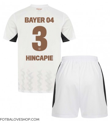 Bayer Leverkusen Piero Hincapie #3 Dětské Venkovní Dres 2024-25 Krátký Rukáv (+ trenýrky)