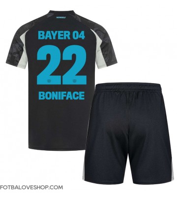 Bayer Leverkusen Victor Boniface #22 Dětské Alternativní Dres 2024-25 Krátký Rukáv (+ trenýrky)