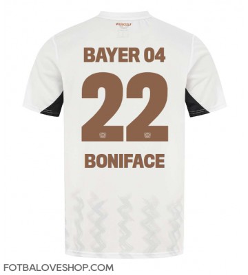 Bayer Leverkusen Victor Boniface #22 Venkovní Dres 2024-25 Krátký Rukáv