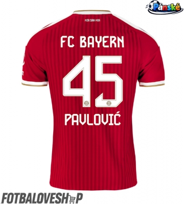 Bayern Munich Aleksandar Pavlovic #45 Domácí Dres 2026-27 Krátký Rukáv