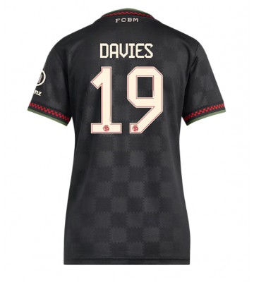 Bayern Munich Alphonso Davies #19 Dámské Alternativní Dres 2025-26 Krátký Rukáv Bayern Munich Alphonso Davies #19 Dámské Alternativní Dres 2025-26 Krátký Rukáv
