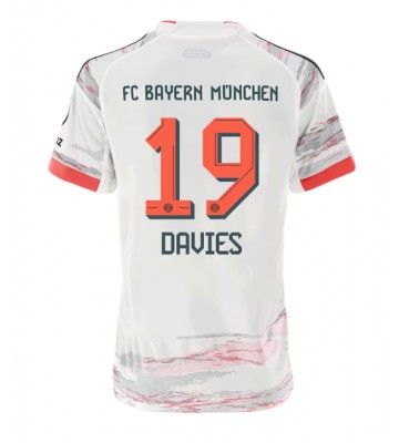 Bayern Munich Alphonso Davies #19 Dámské Venkovní Dres 2025-26 Krátký Rukáv Bayern Munich Alphonso Davies #19 Dámské Venkovní Dres 2025-26 Krátký Rukáv