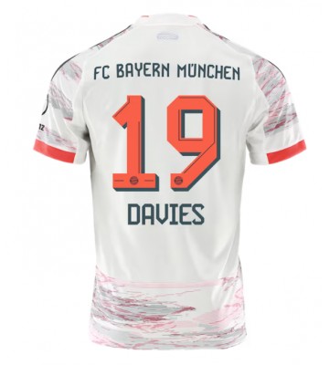 Bayern Munich Alphonso Davies #19 Venkovní Dres 2025-26 Krátký Rukáv Bayern Munich Alphonso Davies #19 Venkovní Dres 2025-26 Krátký Rukáv
