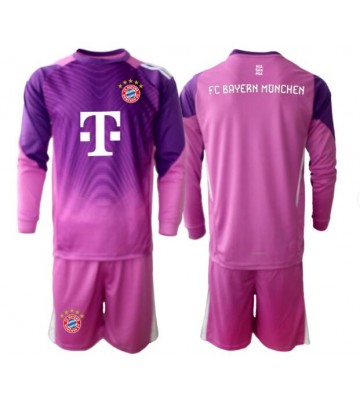Bayern Munich Brankářské Dětské Alternativní Dres 2025-26 Dlouhý Rukáv (+ trenýrky)