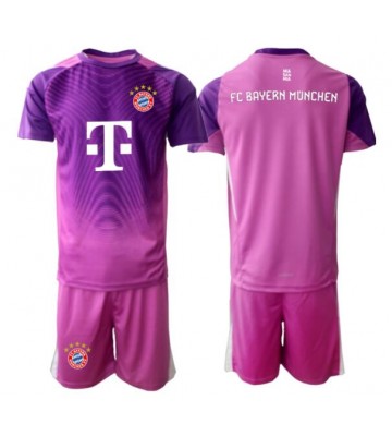 Bayern Munich Brankářské Dětské Alternativní Dres 2025-26 Krátký Rukáv (+ trenýrky)