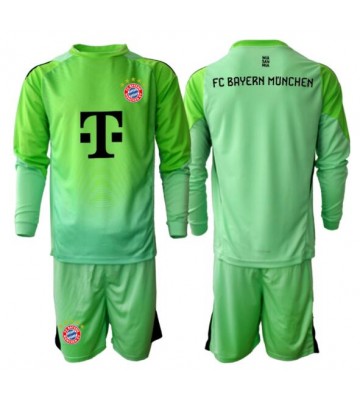Bayern Munich Brankářské Dětské Domácí Dres 2025-26 Dlouhý Rukáv (+ trenýrky)