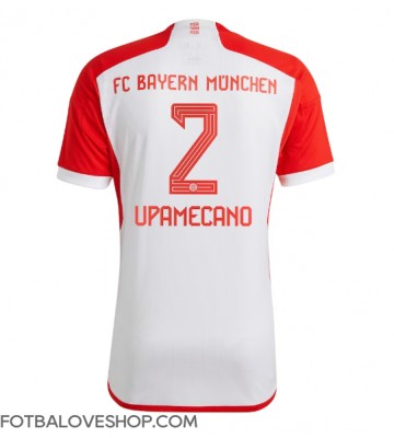 Bayern Munich Dayot Upamecano #2 Domácí Dres 2023-24 Krátký Rukáv