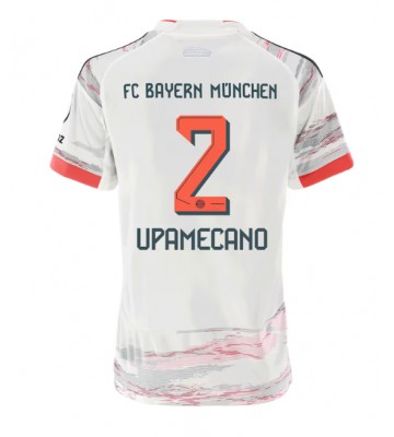 Bayern Munich Dayot Upamecano #2 Dámské Venkovní Dres 2025-26 Krátký Rukáv