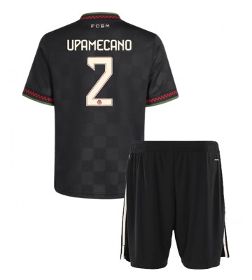Bayern Munich Dayot Upamecano #2 Dětské Alternativní Dres 2025-26 Krátký Rukáv (+ trenýrky)