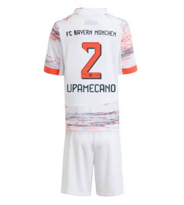 Bayern Munich Dayot Upamecano #2 Dětské Venkovní Dres 2025-26 Krátký Rukáv (+ trenýrky)