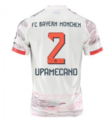 Bayern Munich Dayot Upamecano #2 Venkovní Dres 2025-26 Krátký Rukáv