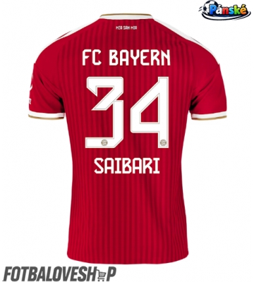 Bayern Munich Ismael Saibari #34 Domácí Dres 2026-27 Krátký Rukáv
