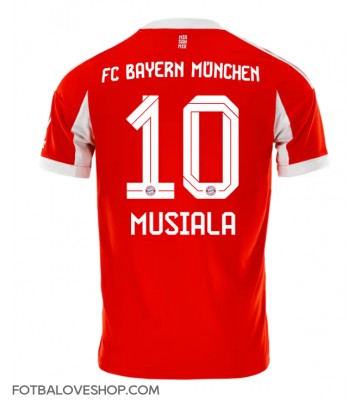 Bayern Munich Jamal Musiala #10 Domácí Dres 2025-26 Krátký Rukáv
