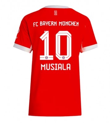 Bayern Munich Jamal Musiala #10 Dámské Domácí Dres 2025-26 Krátký Rukáv