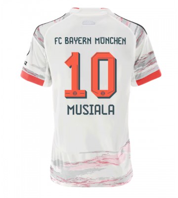 Bayern Munich Jamal Musiala #10 Dámské Venkovní Dres 2025-26 Krátký Rukáv