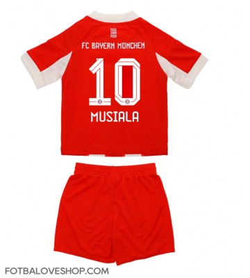 Bayern Munich Jamal Musiala #10 Dětské Domácí Dres 2025-26 Krátký Rukáv (+ trenýrky)