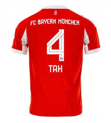 Bayern Munich Jonathan Tah #4 Domácí Dres 2025-26 Krátký Rukáv Bayern Munich Jonathan Tah #4 Domácí Dres 2025-26 Krátký Rukáv