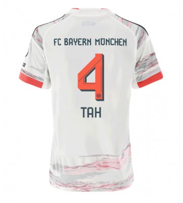 Bayern Munich Jonathan Tah #4 Dámské Venkovní Dres 2025-26 Krátký Rukáv Bayern Munich Jonathan Tah #4 Dámské Venkovní Dres 2025-26 Krátký Rukáv