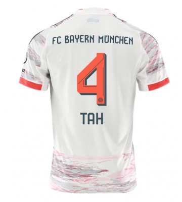 Bayern Munich Jonathan Tah #4 Venkovní Dres 2025-26 Krátký Rukáv Bayern Munich Jonathan Tah #4 Venkovní Dres 2025-26 Krátký Rukáv