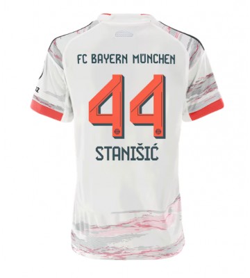 Bayern Munich Josip Stanisic #44 Dámské Venkovní Dres 2025-26 Krátký Rukáv Bayern Munich Josip Stanisic #44 Dámské Venkovní Dres 2025-26 Krátký Rukáv
