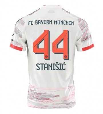 Bayern Munich Josip Stanisic #44 Venkovní Dres 2025-26 Krátký Rukáv Bayern Munich Josip Stanisic #44 Venkovní Dres 2025-26 Krátký Rukáv