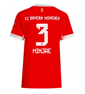 Bayern Munich Kim Min-jae #3 Dámské Domácí Dres 2025-26 Krátký Rukáv Bayern Munich Kim Min-jae #3 Dámské Domácí Dres 2025-26 Krátký Rukáv