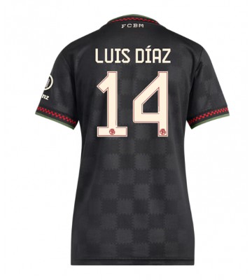 Bayern Munich Luis Diaz #14 Dámské Alternativní Dres 2025-26 Krátký Rukáv Bayern Munich Luis Diaz #14 Dámské Alternativní Dres 2025-26 Krátký Rukáv