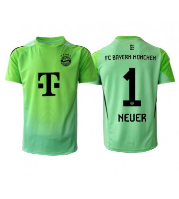 Bayern Munich Manuel Neuer #1 Brankářské Domácí Dres 2025-26 Krátký Rukáv