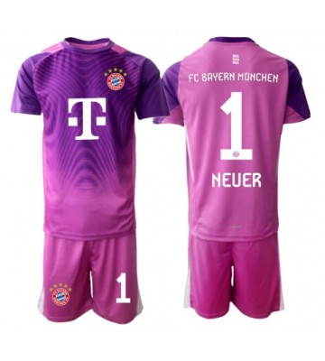Bayern Munich Manuel Neuer #1 Brankářské Dětské Alternativní Dres 2025-26 Krátký Rukáv (+ trenýrky)