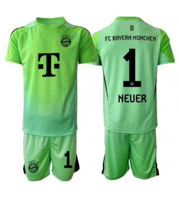 Bayern Munich Manuel Neuer #1 Brankářské Dětské Domácí Dres 2025-26 Krátký Rukáv (+ trenýrky)