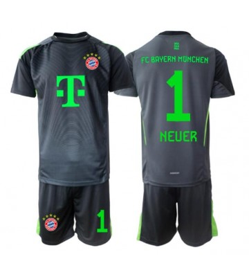 Bayern Munich Manuel Neuer #1 Brankářské Dětské Venkovní Dres 2025-26 Krátký Rukáv (+ trenýrky)