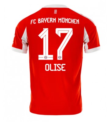 Bayern Munich Michael Olise #17 Domácí Dres 2025-26 Krátký Rukáv