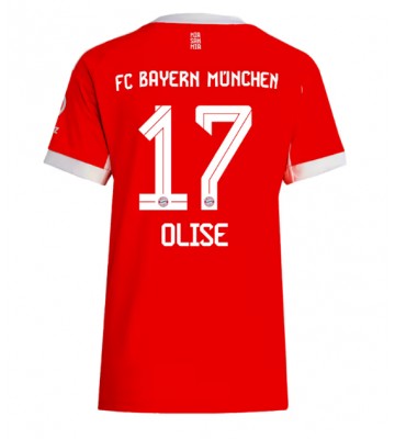 Bayern Munich Michael Olise #17 Dámské Domácí Dres 2025-26 Krátký Rukáv