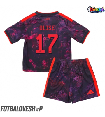 Bayern Munich Michael Olise #17 Dětské Alternativní Dres 2026-27 Krátký Rukáv (+ trenýrky)