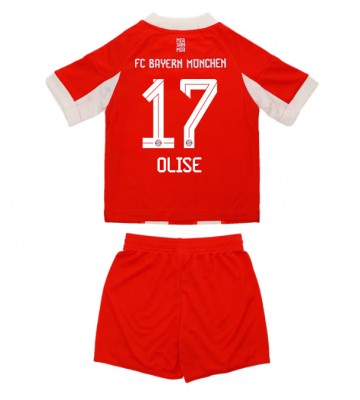 Bayern Munich Michael Olise #17 Dětské Domácí Dres 2025-26 Krátký Rukáv (+ trenýrky)
