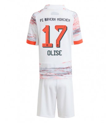 Bayern Munich Michael Olise #17 Dětské Venkovní Dres 2025-26 Krátký Rukáv (+ trenýrky)