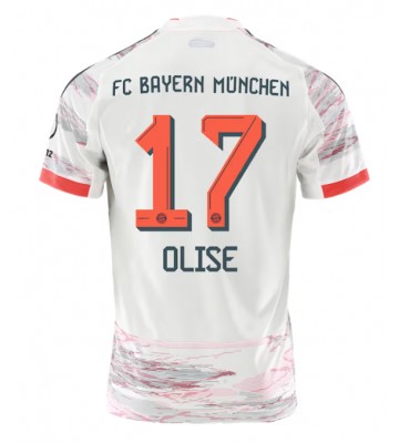 Bayern Munich Michael Olise #17 Venkovní Dres 2025-26 Krátký Rukáv
