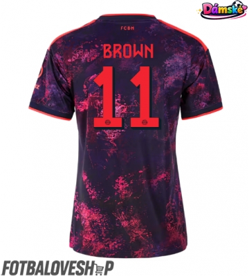 Bayern Munich Nathaniel Brown #11 Dámské Alternativní Dres 2026-27 Krátký Rukáv