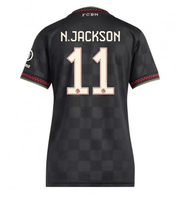 Bayern Munich Nicolas Jackson #11 Dámské Alternativní Dres 2025-26 Krátký Rukáv Bayern Munich Nicolas Jackson #11 Dámské Alternativní Dres 2025-26 Krátký Rukáv