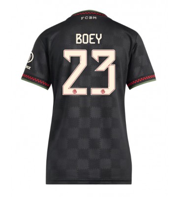 Bayern Munich Sacha Boey #23 Dámské Alternativní Dres 2025-26 Krátký Rukáv Bayern Munich Sacha Boey #23 Dámské Alternativní Dres 2025-26 Krátký Rukáv