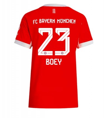 Bayern Munich Sacha Boey #23 Dámské Domácí Dres 2025-26 Krátký Rukáv Bayern Munich Sacha Boey #23 Dámské Domácí Dres 2025-26 Krátký Rukáv