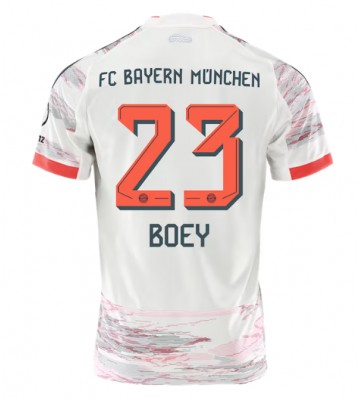 Bayern Munich Sacha Boey #23 Venkovní Dres 2025-26 Krátký Rukáv Bayern Munich Sacha Boey #23 Venkovní Dres 2025-26 Krátký Rukáv