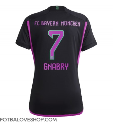 Bayern Munich Serge Gnabry #7 Dámské Venkovní Dres 2023-24 Krátký Rukáv