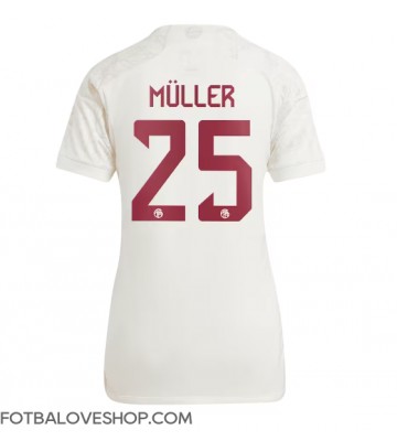 Bayern Munich Thomas Muller #25 Dámské Alternativní Dres 2023-24 Krátký Rukáv
